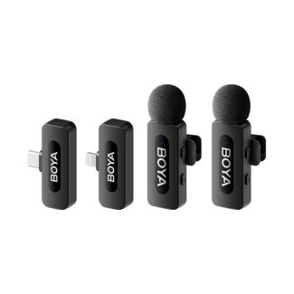 MICROFONO BOYA BY-V20 WIRELESS USB-C (2TX+1RX) 1