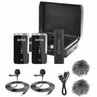 MICROFONO BOYA BY-XM6-K4 LIGHTNING WIRELESS (2TX+1RX) 1