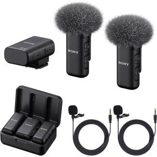 MICROFONO WIRELESS SONY ECM-W3S CON ZAPATA P/ CAMARA 1
