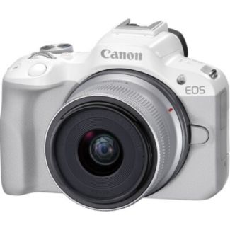 CAMARA CANON EOS R50 KIT RF-S 18-45MM STM WHITE 1GTA. 1