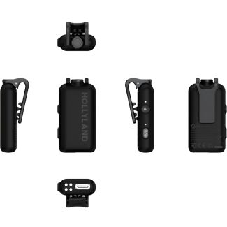 MICROFONO HOLLYLAND LARK MAX 2 COMBO - 2TX+1RX USB-C+1RX CAMARA+CABLE LIGTHING) 1