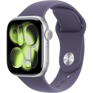 APPLE WATCH S11 46MM GPS MEVA4LW/A SILVER ALUM PURPLE FOG SPORT BAND M/L 1