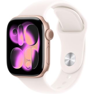 APPLE WATCH S11 46MM GPS MEV74LW/A ROSE GOLD ALUM LIGHT BLUSH SPORT BAND M/L 1
