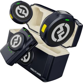 MICROFONO HOLLYLAND LARK M2 MINI COMBO (2TX+1RX USB-C + 1RX CAMARA) - ANATEL 1