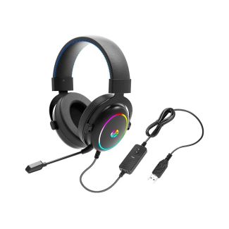 Headset Gamer HP DHE 8005S 7 1 Surround USB RGB Preto 1