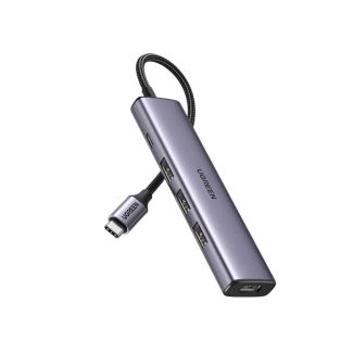 HUB Ugreen USB C 3.0 para 4 Portas USB A 5Gbps Plug and Play CM473 1