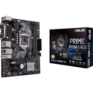 Placa Mae Asus H310M-D 1151/DDR4/HDMI/VGA/M2/mATX/8Ger - PN # PRIME H310M-D R2.0