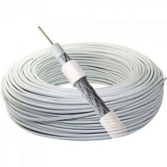 Cabo coaxial Megatron S59 M67% Bobina 300mts (Branco) - PN # 1441