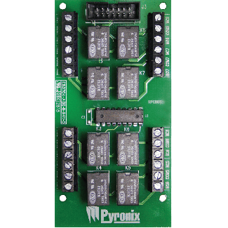 Modulo Expansor de Saidas PGMs conexão flat cable - PN # FPPCX-ATE8R