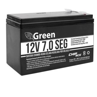 Bateria Selada GREEN 12 Volts/ 7.0 Ah - PN # 013-3505