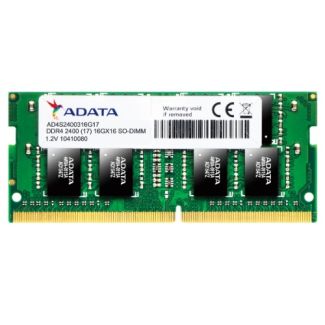 Memoria Note A-DATA 4GB 2400MHz CL17 DDR4 1.2V SODIMM - PN # AD4S2400W4G17-S