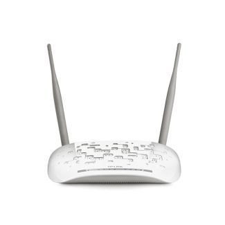 Modem Roteador Wireless N ADSL2+ 300Mbps 4P 2 ant fixas - PN # TD-W8961N