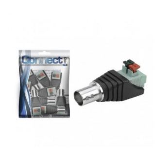 Conector borne - bnc femea 75 ohms borne - engate rapido - PN # 062-0299