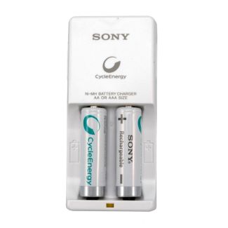 Carregador SONY P/Pilha Recarreg. c/2 AA 1000mAh BCG34HW2 - PN # 54903