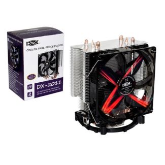 Cooler Universal Com Lez Vermelho Para Processador Intel E Amd