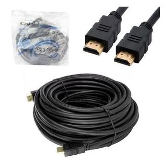 Cabo HDMI Macho para Macho Sem filtro e Sem Malha 25 Metros