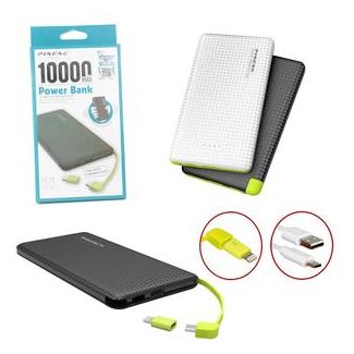 Carregador Portatil Universal USB V8 E iPhone 5 Power bank 5V 10000mA S: DC- 5.5V PN-951 cores diversas