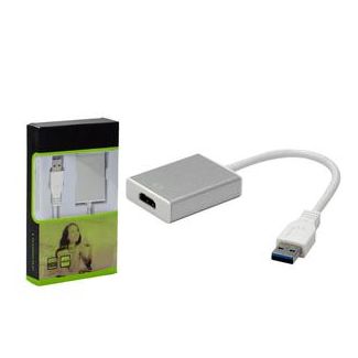 Cabo Conversor USB Para HDMI 20 Centimetros
