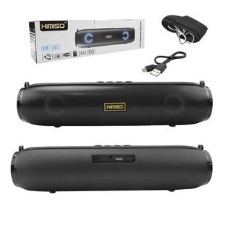 Caixa de Som Bluetooth USB 10W Atende Ligacoes Micro SD Card Preto KM-203