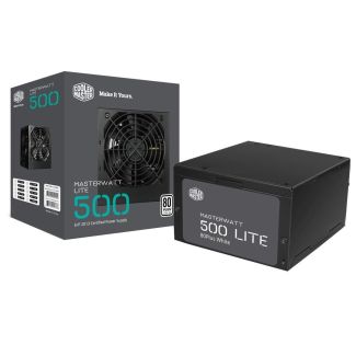 FONTE COOLER MASTER MASTERWAITT 500W FULL RANGE 80 PLUS WHITE - MPX-5001-ACAAW-WO