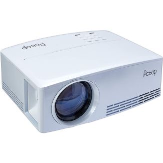 MINI PROJETOR PCTOP GP80 2000 LUMENS SVGA HDMI 2XUSB BRANCO - GP80 - 220V