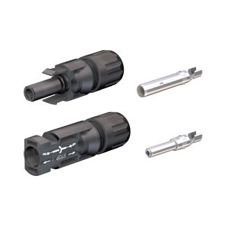 PAR DE CONECTORES STAUBLI MC4 MACHO/FEMEA PV-KBT4/KST4/6II-UR