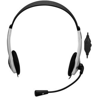 Fone Fortrek Multimidia c/Microfone HBL-101 Prata/Preto - PN # 62887