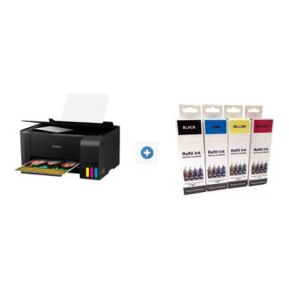 Multifuncional Epson L3150 + Kit Tinta Sublimatica