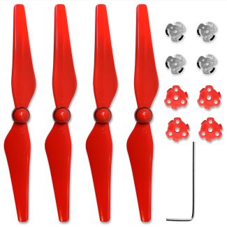 2 Pares de Helice dji Phantom 4 Um-P4-Prop-Red Vermelho UPC# 738676506242