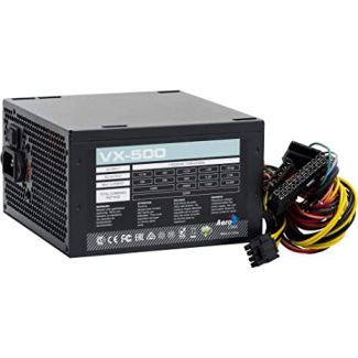 Fonte Aerocool ATX s/Cabo 500W VX-500 Bivolt BOX 
