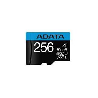 Cartão Mem MicroSDXC A-Data 256GB + Adpt. CL10 Vel100/25MB/s