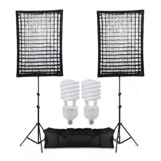 Iluminador Kit Soft-box 50x70 Greika Agata Ii Led 220v 5500k 