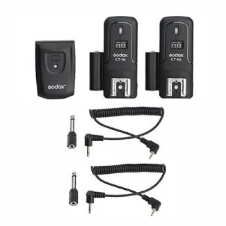 Rádio Flash Godox Ct16 Duplo Com Transmissor E Receptores (