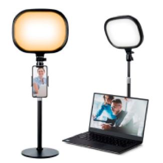 Iluminador led GAMER MAQUIAGEM lives SUPORTE YDD-S20 230X180CM