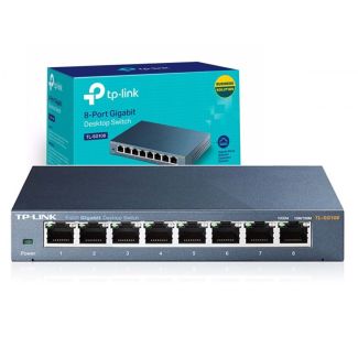 Switch de Mesa de 8 Portas 10/100/1000Mbps TL-SG108
