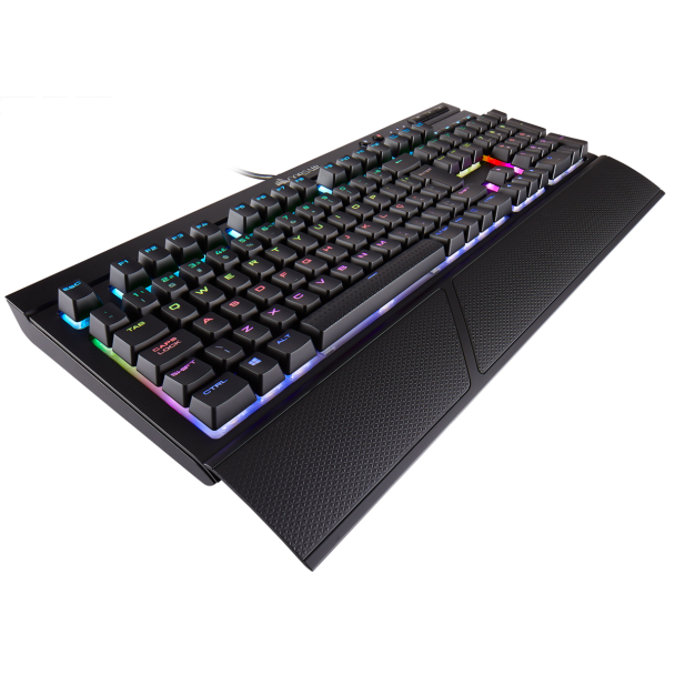 Teclado Corsair K68 RGB Gaming Cherry MX Red (Port. Brasil) - PN # CH-9102010-BR