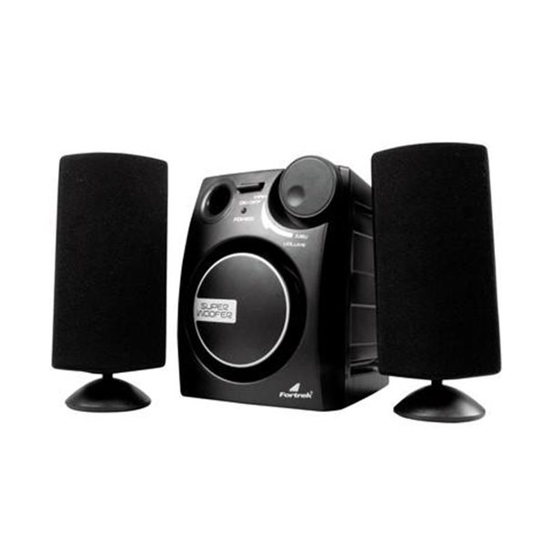 Caixa de Som Fortrek Multimidia 2.1 9W RMS MS201 BIV Preto - PN # 47767
