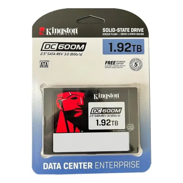 Ssd Interno Kingston Data Center Enterprise Sedc600m/1920g 1.92tb 4