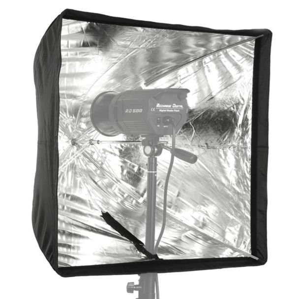 SOFTBOX P/ FLASH MONTAGEM BOWENS --90X90CM (HAZE)