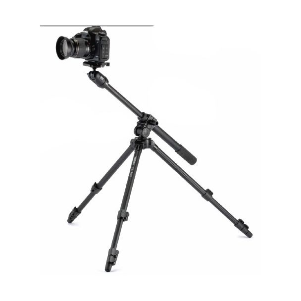 TRIPÉ PROFISSIONAL PARA FOTO E VIDEO ALT. MIN 23.5CM ALT.MAX. 165.5CM CAP. 3.5KG