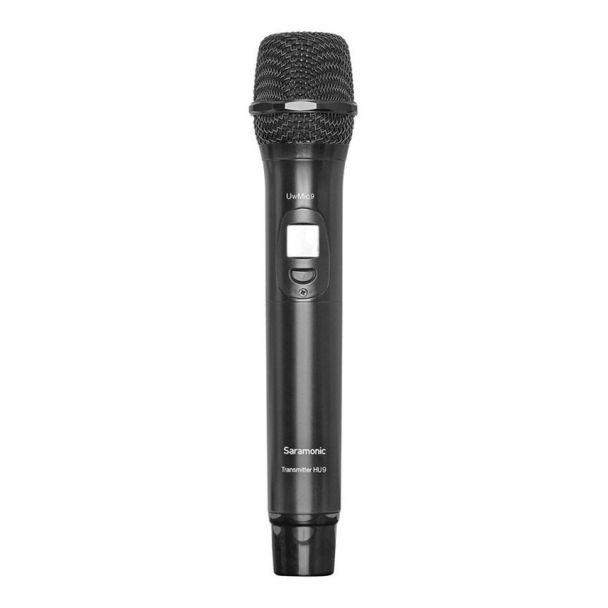 MICROFONE DIRECIONAL DE MÃO CONDENSADOR SARAMONIC + RECEPTOR RX9