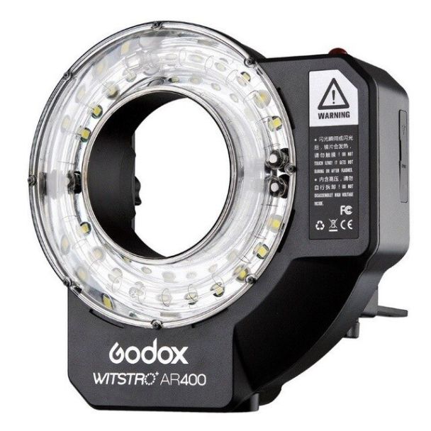 FLASH RING PROFISSIONAL DE CAMERA E ILUMINADOR LED AR400