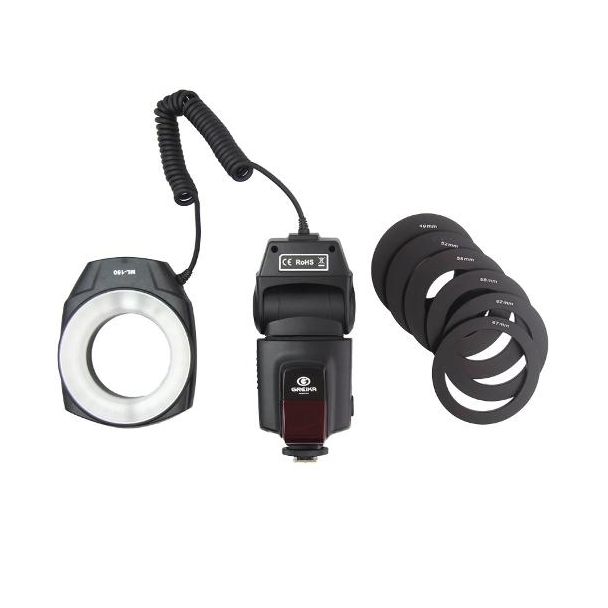 FLASH MACRO RING GODOX GREIKA PARA CAMERAS DSLR - UNIVERSAL