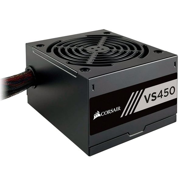 Fonte Corsair 450W VS BI AUTO ATX12V/ PFC/ 2.31 - PN # CP-9020170-BR ( C/CABO DE FORÇA NBR14136 )