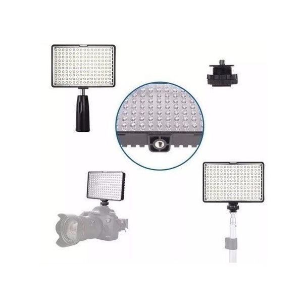 Iluminador Led Greika Tl-180s Para Foto Ou Video 3200k 5500k