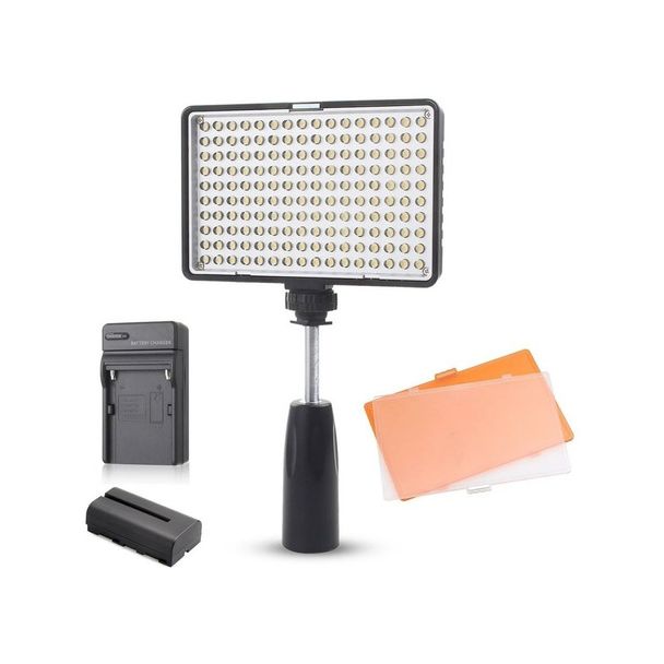 Iluminador Led Greika Tl-180s Para Foto Ou Video 3200k 5500k
