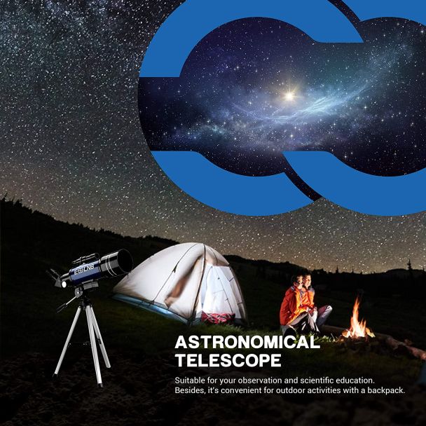 Telescópio refratores astronômicos de 70 mm Multi-Revestido