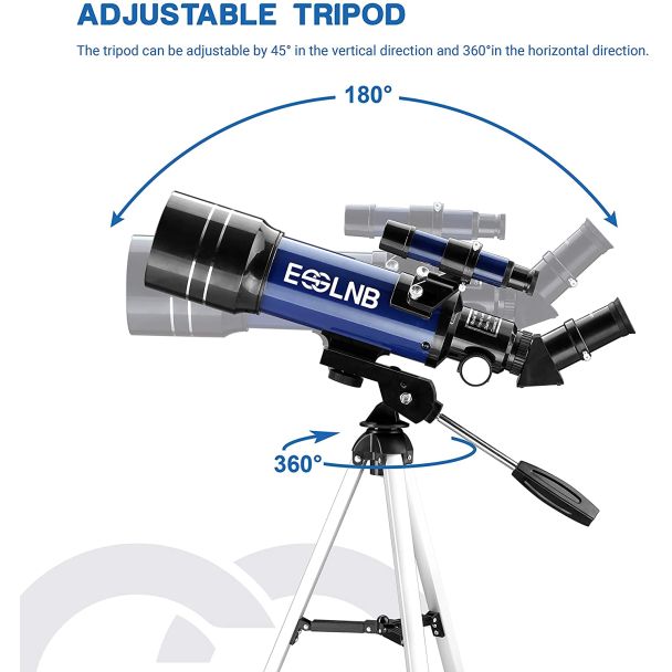Telescópio refratores astronômicos de 70 mm Multi-Revestido