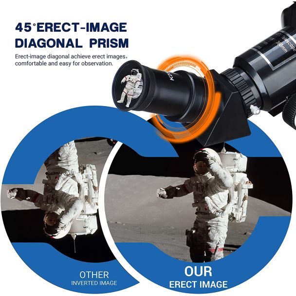 Telescópio refratores astronômicos de 70 mm Multi-Revestido