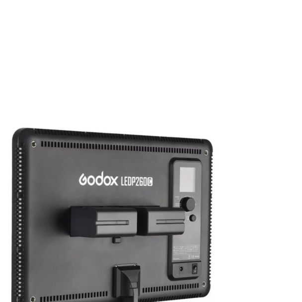 Kit Iluminador Godox Led Bicolor 260c + Fonte + Baterias + Carr